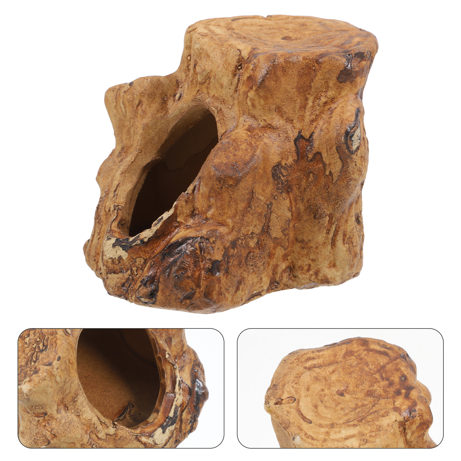 Hide Cave Ceramic - Smooth Ceramic Aquarium Caves Fish Tank