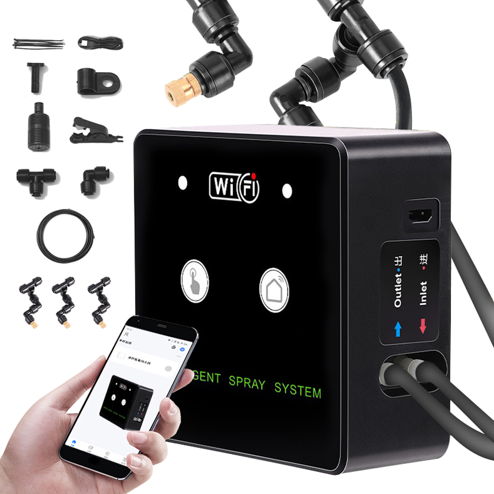 Terrarium Fogger Ultrasonic - 360° Rotatable Wifi Rainforest Terrarium Timed