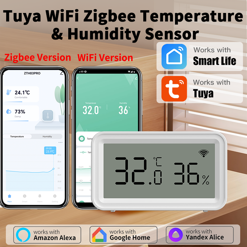 Tuya Zigbee WiFi Thermometer H - Digital Hygrometer Probe 리뷰 및 가격