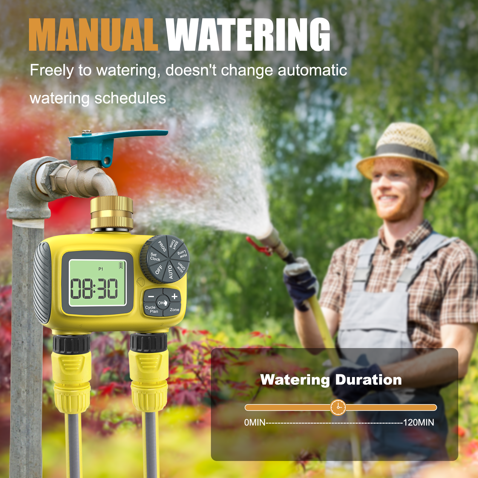 Insoma Smart Water Timer Dual  - Timer Dual Outlet 리뷰 및 가격