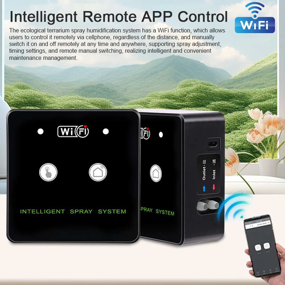360° Rotatable Wifi Rainforest - Terrarium Fogger Ultrasonic 리뷰 및 가격