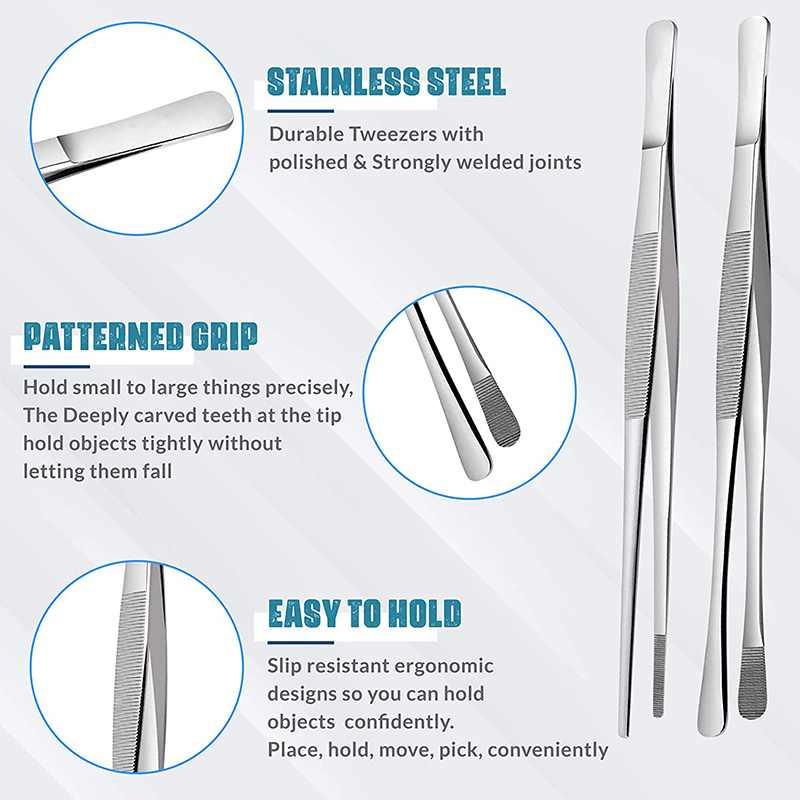2Pcs 12-Inch Kitchen Cooking T - Feeding Tong Stainless 리뷰 및 가격