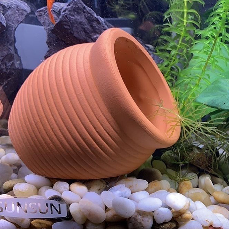Ceramics Jar Fish Tank Decorat - Hide Cave Ceramic 리뷰 및 가격