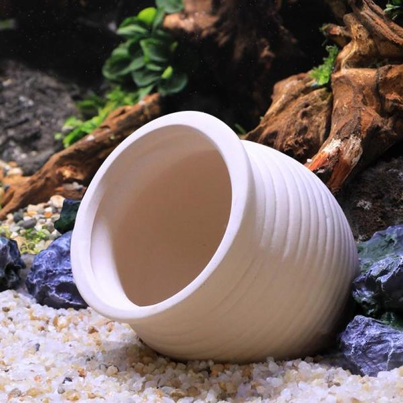 Ceramics Jar Fish Tank Decorat - Hide Cave Ceramic 리뷰 및 가격