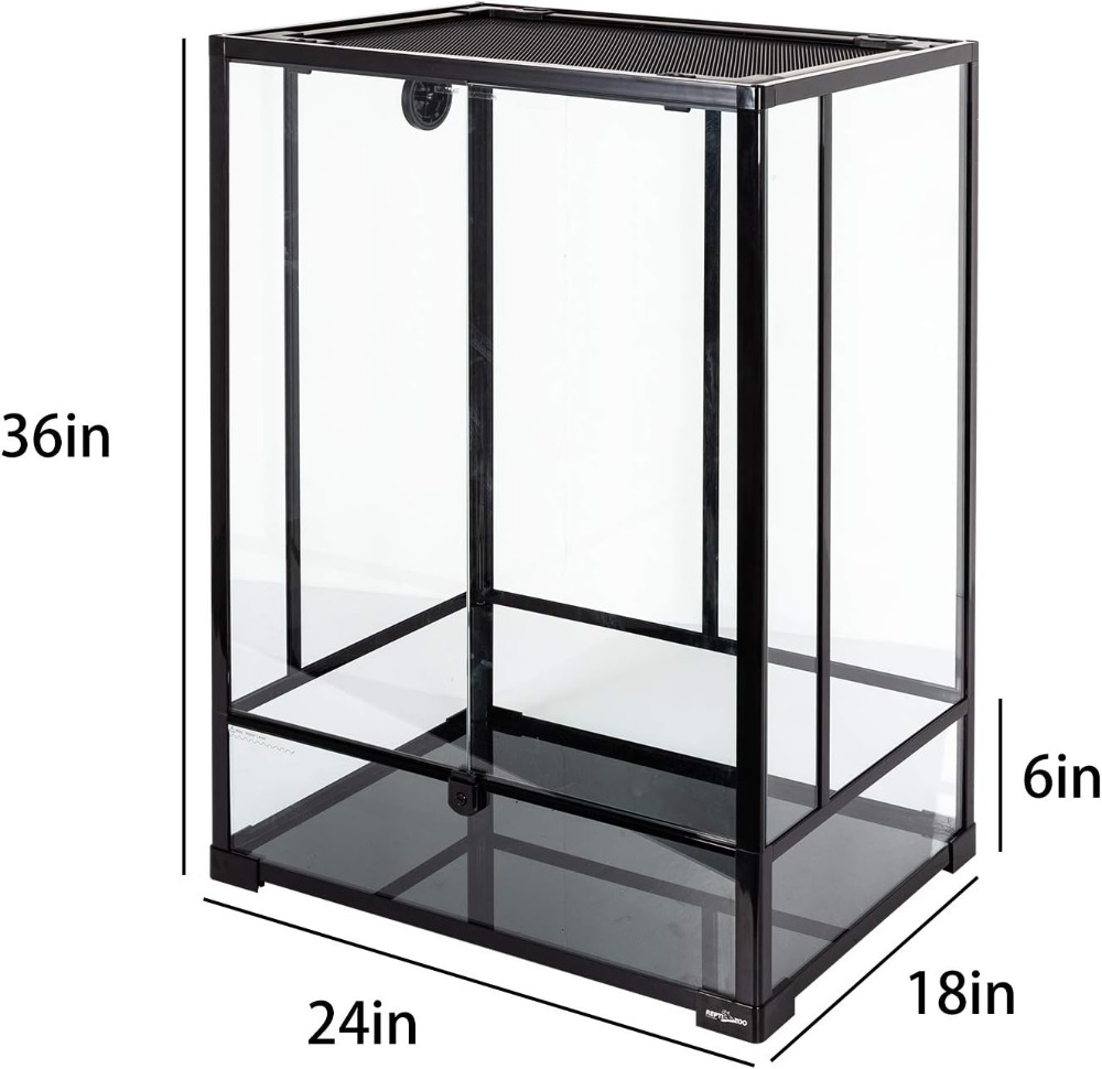 67 Gallon Tall Glass Terrarium - Glass Door Hinge 리뷰 및 가격