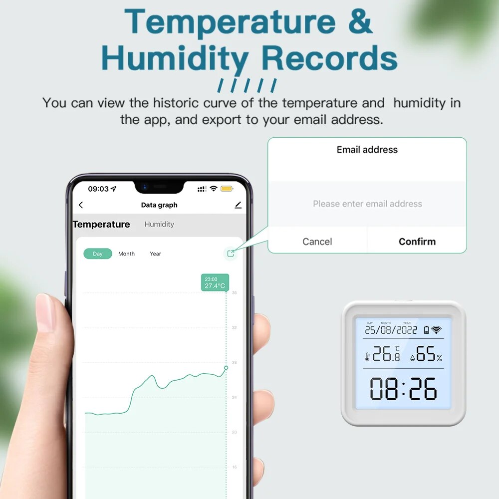 Tuya New WiFi Temperature Humi - Digital Hygrometer Probe 리뷰 및 가격