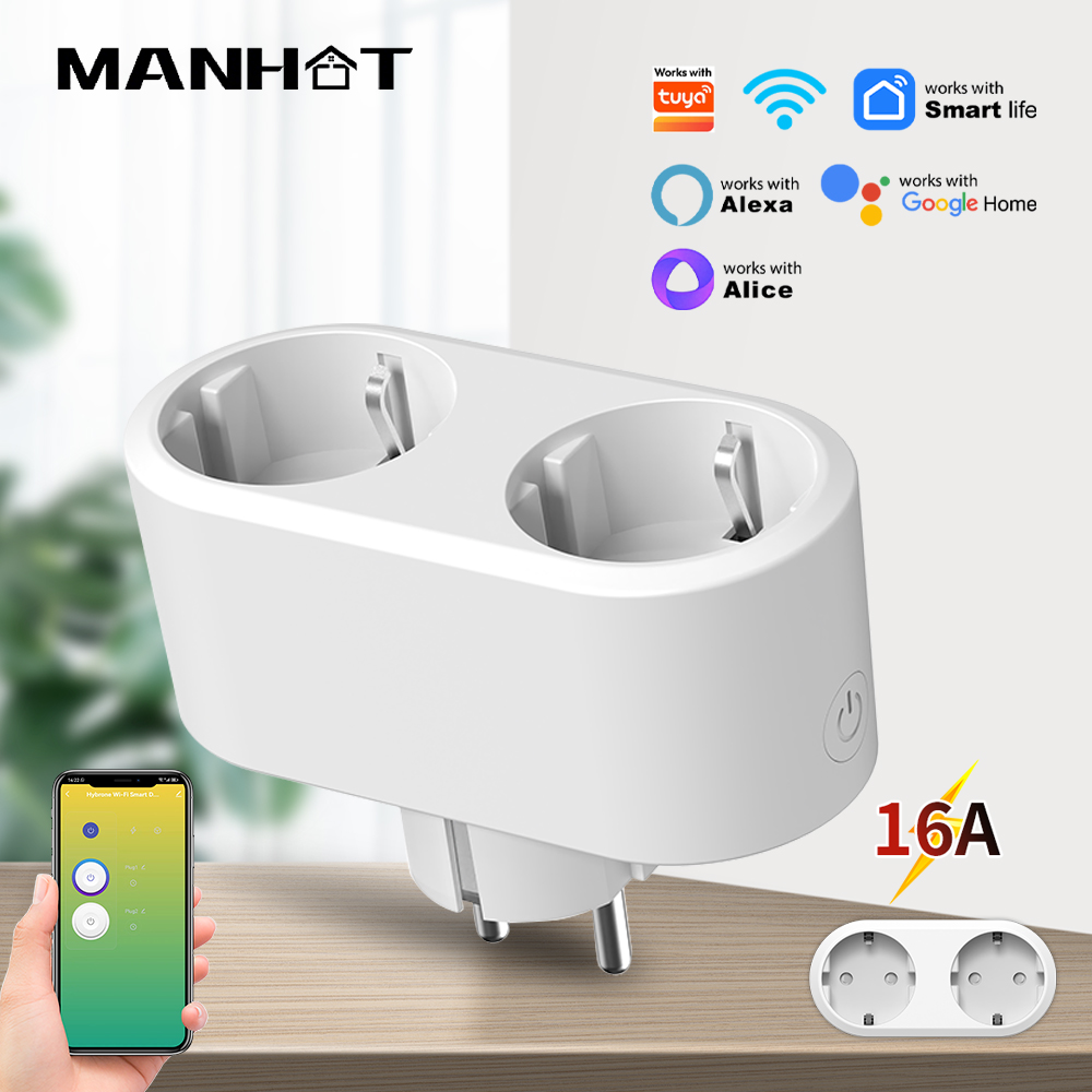 WiFi Smart Plug Dual Outlet 16 - Timer Dual Outlet 리뷰 및 가격