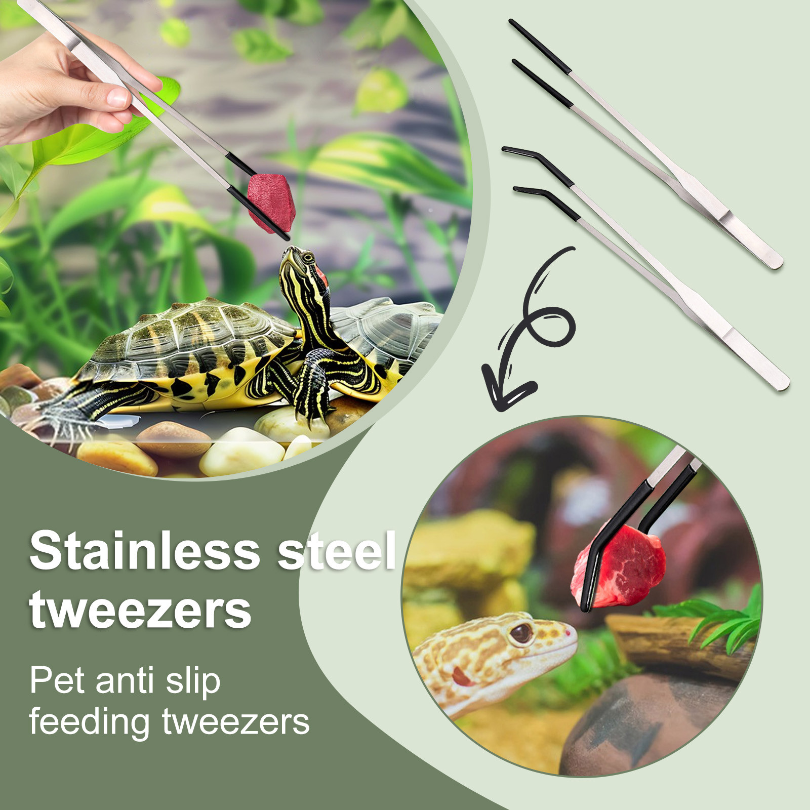 Stainless Steel Reptile Feedin - Feeding Tong Stainless 리뷰 및 가격