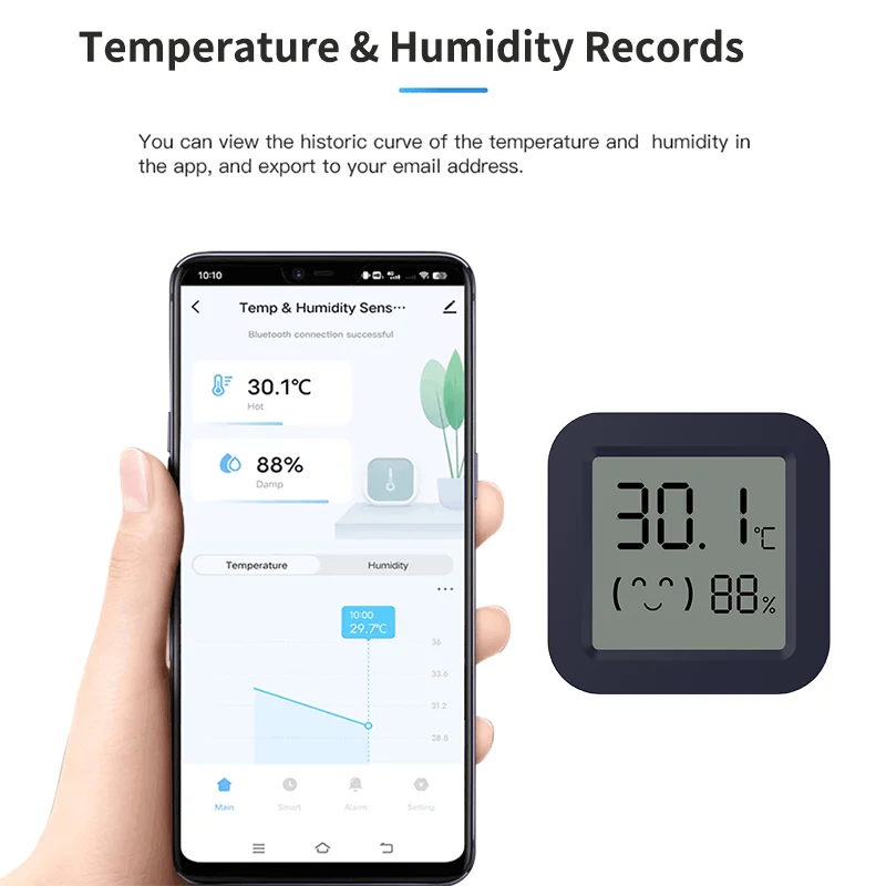 Mini Smart Thermometer Hygrome - Digital Hygrometer Probe 리뷰 및 가격