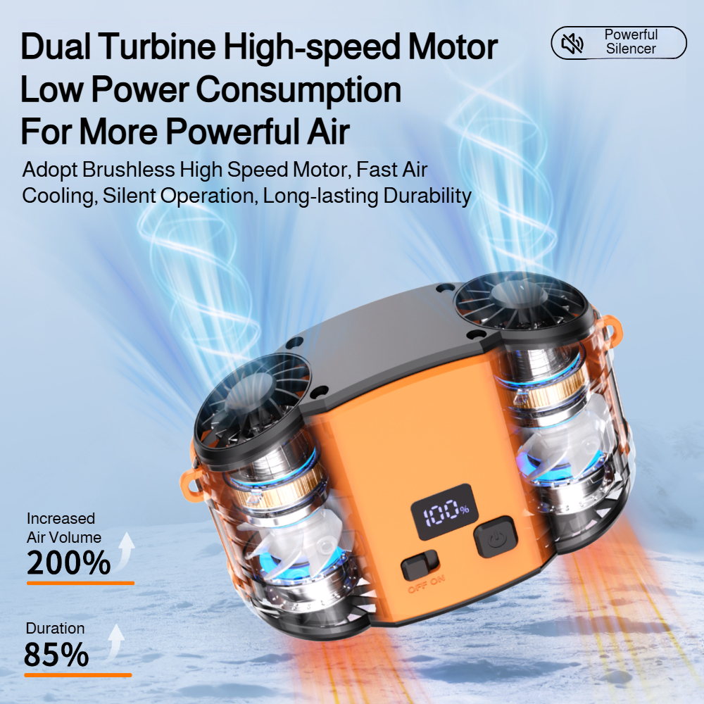 Outdoor Double Air Outlet Fan  - Timer Dual Outlet 리뷰 및 가격