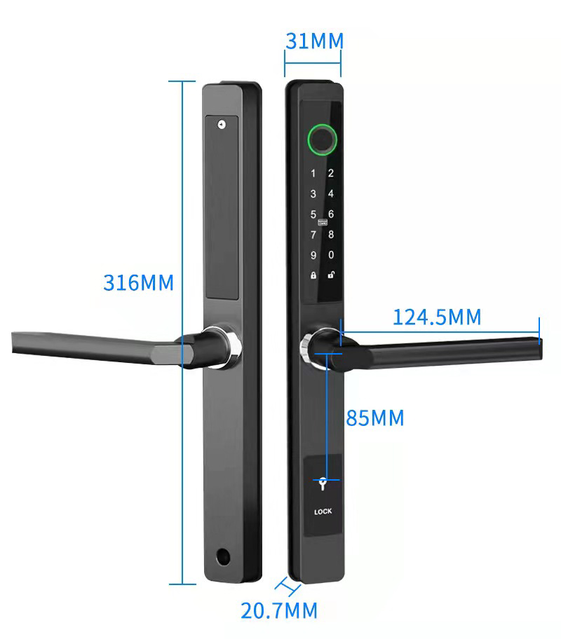 ZHDCOOKEY Biometric Digital Do - Glass Door Hinge 리뷰 및 가격