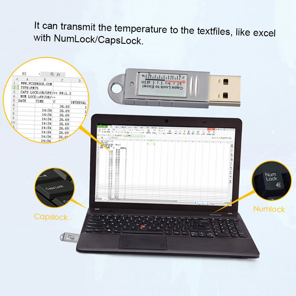 PCsensor USB Thermometer Hygro - Digital Hygrometer Probe 리뷰 및 가격