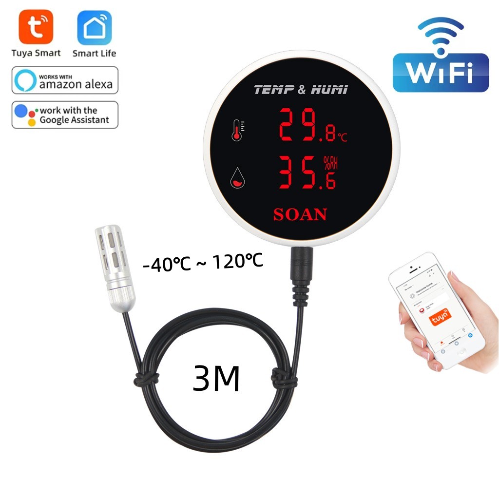Tuya WiFi Temperature Humidity - Digital Hygrometer Probe 리뷰 및 가격