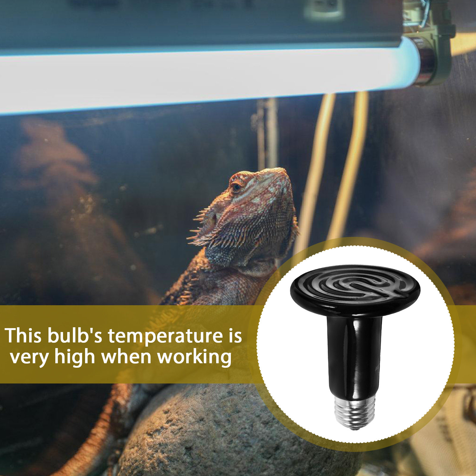 1Pcs Reptile Heating Lamp Cera - Ceramic Heat Emitter 리뷰 및 가격
